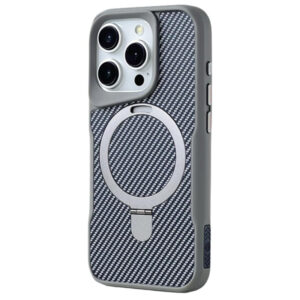 Funda MagSafe 360 ​​de Fibra de Carbono para iPhone 16 -16 Pro - 16 Pro Max