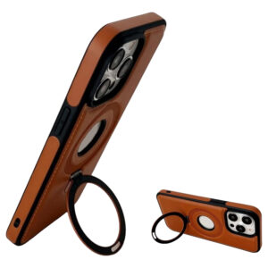 Case MagSafe de Cuero para iPhone 15 Pro Max
