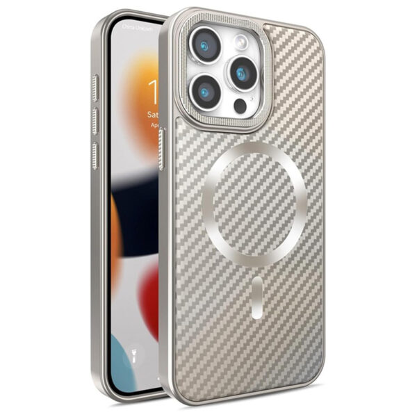 Funda MagSafe de Fibra de Carbono Sell para iPhone 16 - 16 Pro - 16 Pro Max