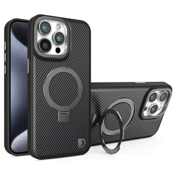 Funda de Fibra de Carbono con MagSafe para iPhone 16 -16 Pro -16 Pro Max - Image 3
