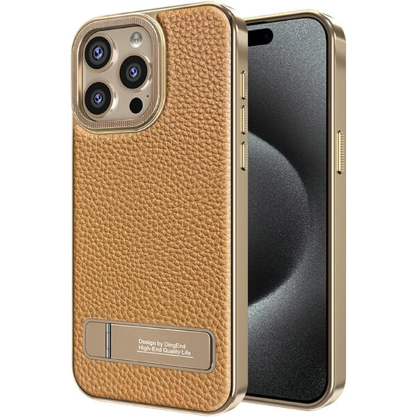 Funda de cuero Luxury para iPhone 16-16 Pro-16 Pro Max