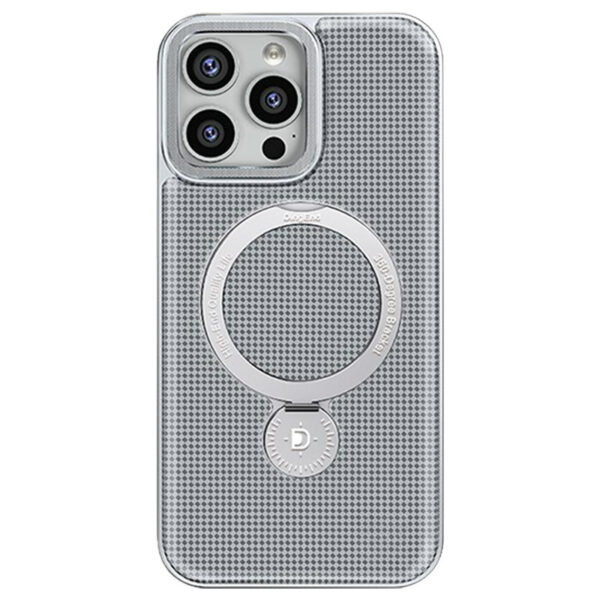 Case de cuero PU con soporte textura de diamante iPhone 16 - 16 Pro - 16 Pro Max