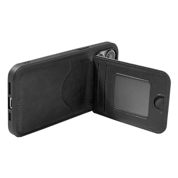 Case de cuero tipo Billetera para iPhone 16 -16Pro -16 Pro Max - Image 4