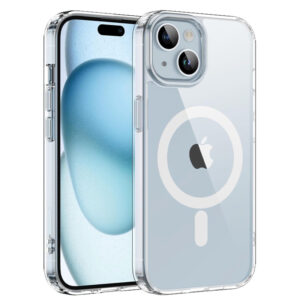 Case rígido transparente para iPhone